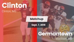 Matchup: Clinton  vs. Germantown  2018