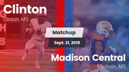 Matchup: Clinton  vs. Madison Central  2018