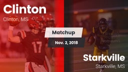 Matchup: Clinton  vs. Starkville  2018