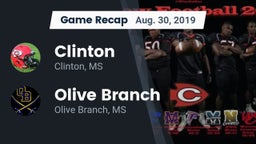 Recap: Clinton  vs. Olive Branch  2019