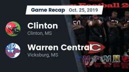 Recap: Clinton  vs. Warren Central  2019