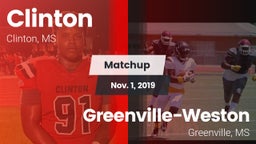 Matchup: Clinton  vs. Greenville-Weston  2019
