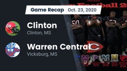 Recap: Clinton  vs. Warren Central  2020