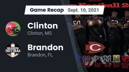 Recap: Clinton  vs. Brandon  2021
