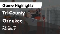 Tri-County  vs Ozaukee  Game Highlights - Aug. 31, 2022