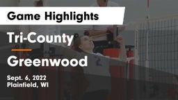 Tri-County  vs Greenwood Game Highlights - Sept. 6, 2022