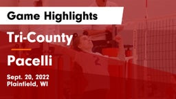 Tri-County  vs Pacelli  Game Highlights - Sept. 20, 2022