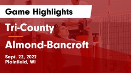 Tri-County  vs Almond-Bancroft Game Highlights - Sept. 22, 2022