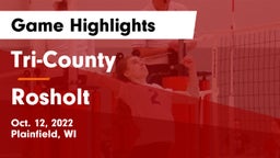 Tri-County  vs Rosholt  Game Highlights - Oct. 12, 2022