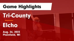 Tri-County  vs Elcho Game Highlights - Aug. 26, 2023