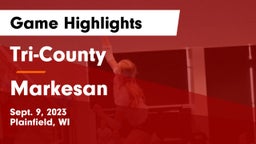 Tri-County  vs Markesan  Game Highlights - Sept. 9, 2023