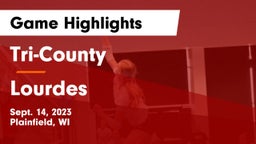 Tri-County  vs Lourdes  Game Highlights - Sept. 14, 2023