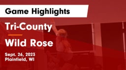 Tri-County  vs Wild Rose  Game Highlights - Sept. 26, 2023