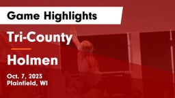 Tri-County  vs Holmen  Game Highlights - Oct. 7, 2023