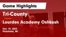 Tri-County  vs Lourdes Academy Oshkosh Game Highlights - Oct. 19, 2023