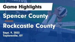 Spencer County  vs Rockcastle County  Game Highlights - Sept. 9, 2022