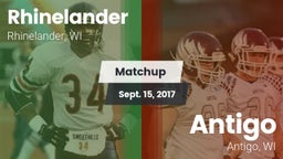 Matchup: Rhinelander High vs. Antigo  2017