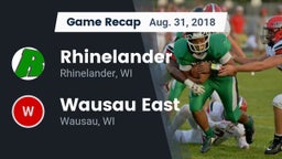 Recap: Rhinelander  vs. Wausau East  2018