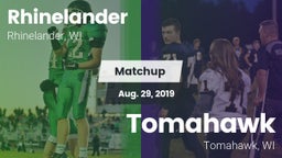 Matchup: Rhinelander High vs. Tomahawk  2019