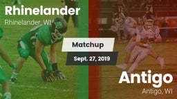 Matchup: Rhinelander High vs. Antigo  2019