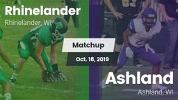 Matchup: Rhinelander High vs. Ashland  2019