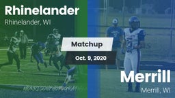 Matchup: Rhinelander High vs. Merrill  2020