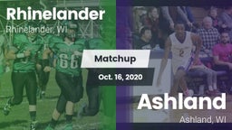 Matchup: Rhinelander High vs. Ashland  2020