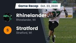 Recap: Rhinelander  vs. Stratford  2020