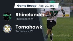 Recap: Rhinelander  vs. Tomahawk  2021
