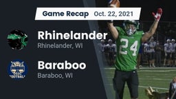 Recap: Rhinelander  vs. Baraboo  2021