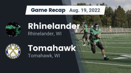 Recap: Rhinelander  vs. Tomahawk  2022