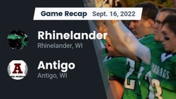 Recap: Rhinelander  vs. Antigo  2022