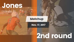 Matchup: Jones  vs. 2nd round 2017