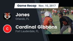 Recap: Jones  vs. Cardinal Gibbons  2017