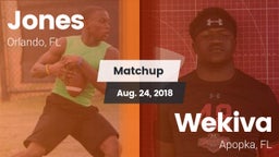 Matchup: Jones  vs. Wekiva  2018