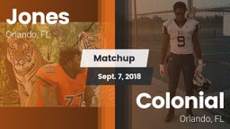 Matchup: Jones  vs. Colonial  2018
