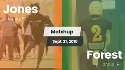 Matchup: Jones  vs. Forest  2018