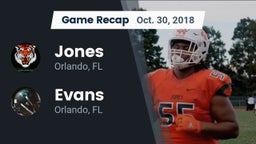 Recap: Jones  vs. Evans  2018