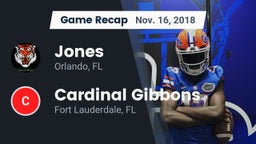 Recap: Jones  vs. Cardinal Gibbons  2018