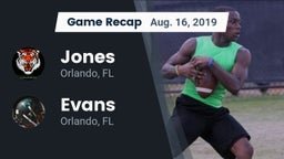 Recap: Jones  vs. Evans  2019