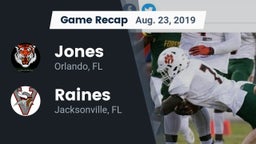 Recap: Jones  vs. Raines  2019