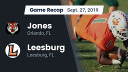 Recap: Jones  vs. Leesburg  2019