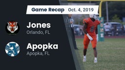 Recap: Jones  vs. Apopka  2019