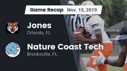 Recap: Jones  vs. Nature Coast Tech  2019