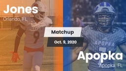 Matchup: Jones  vs. Apopka  2020