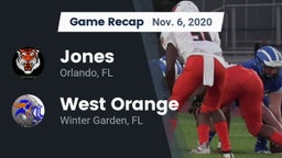 Recap: Jones  vs. West Orange  2020
