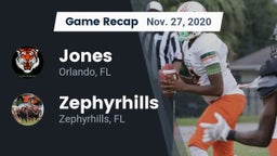 Recap: Jones  vs. Zephyrhills  2020