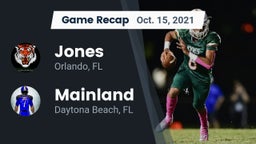 Recap: Jones  vs. Mainland  2021