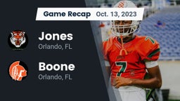 Recap: Jones  vs. Boone  2023