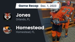 Recap: Jones  vs. Homestead  2023